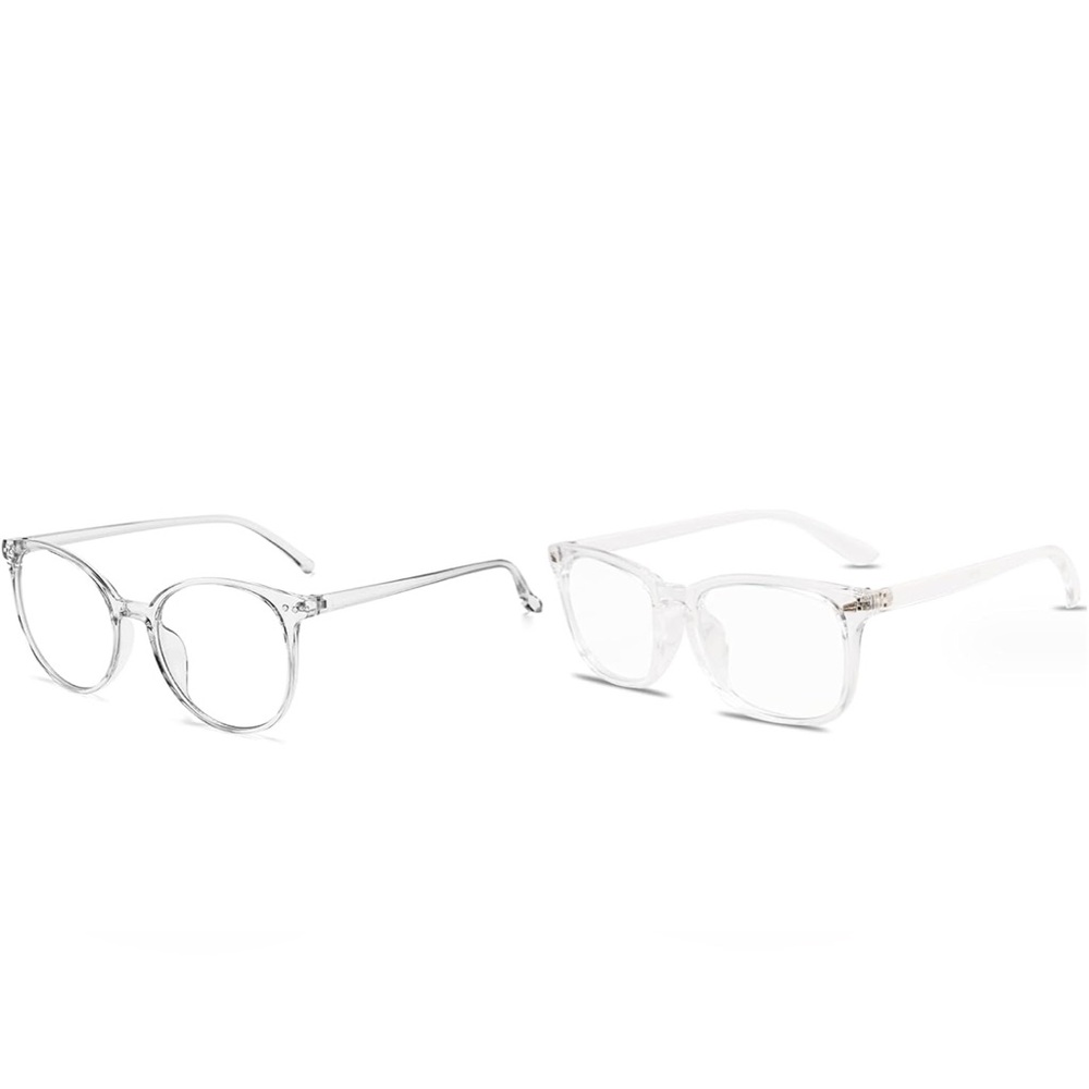 2 Pack Blue Light Blocking Glasses,Computer Gaming Fashion Square Eyeglasses